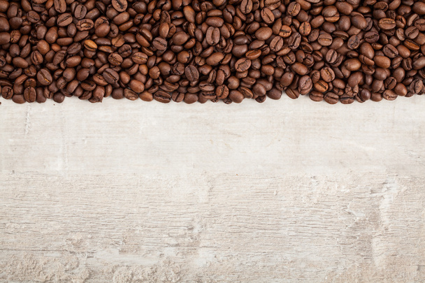 Coffee Beans on wooden background - Photo, Image