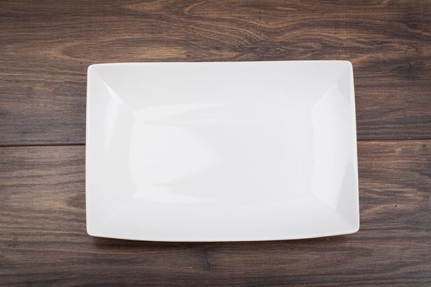 White empty plate - Zdjęcie, obraz