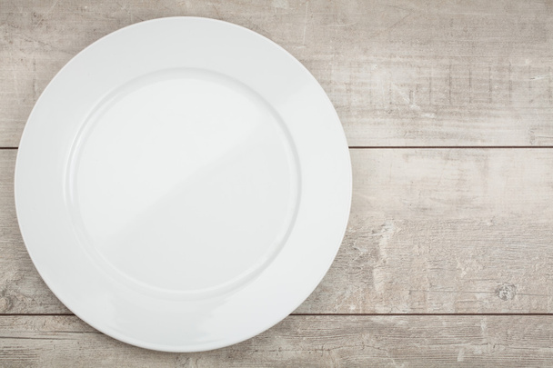 White empty plate - Foto, Imagem