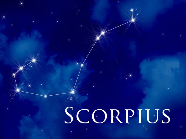 Constellation Scorpius - Foto, afbeelding