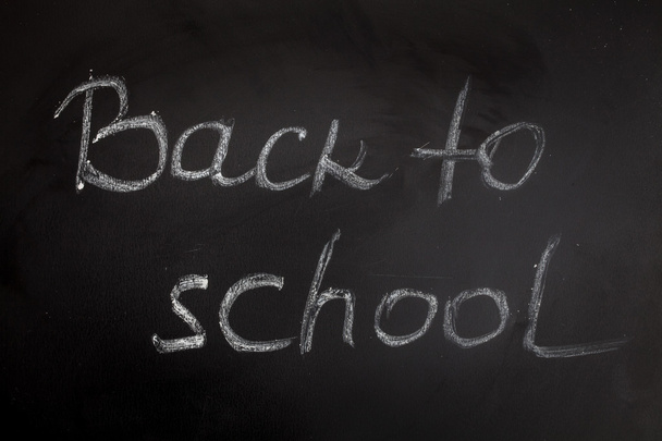 Back to School on a Blackboard - Foto, immagini