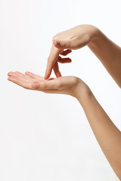 Flexible woman's hand - Foto, afbeelding