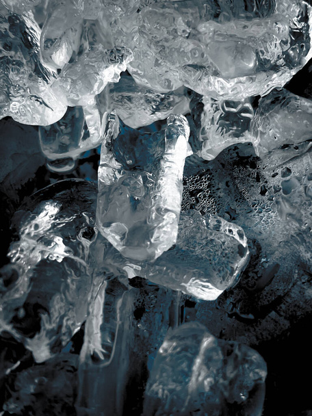 ledové kostky pozadí, ledové kostky textury ledové kostky tapety, led pomáhá cítit osvěžení a led pomáhá vodě relaxovat, je vyroben pro reklamní podnikání různých zákazů, výrobu ledu, nápojů nebo občerstvení. - Fotografie, Obrázek