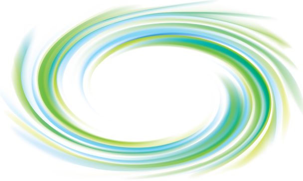 Vektor wirbelnden Hintergrund. spiralgrüne Oberfläche - Vektor, Bild