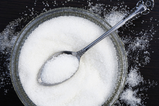 Белый сахар - Фото, изображение