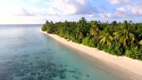 Island with sandy beaches - Footage, Video