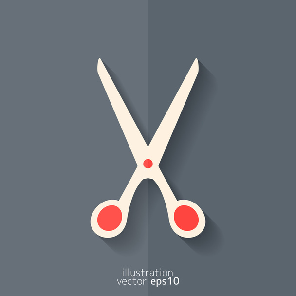 Scissors icon - Vector, Imagen