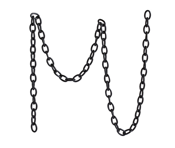 Чорний металевого ланцюга
 - Фото, зображення