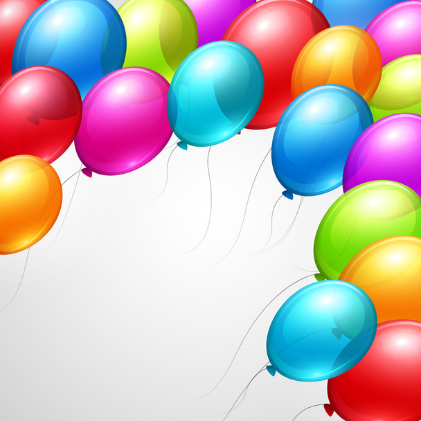 feestelijke ballonnen achtergrond - Vector, afbeelding