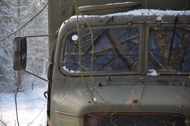 czechosłowacka wojskowe ciężarówki stara praga v3s - Zdjęcie, obraz