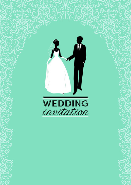 svatební pozvánky - Vektor, obrázek