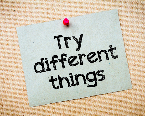 Try different things - Photo, Image