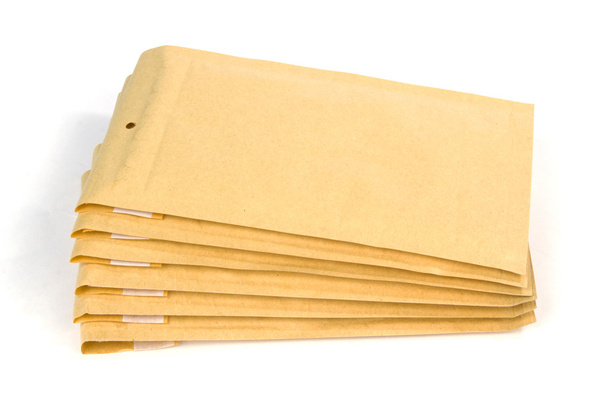 Orta boy kabarcık nakliye veya zarflar ambalaj kaplı - Fotoğraf, Görsel