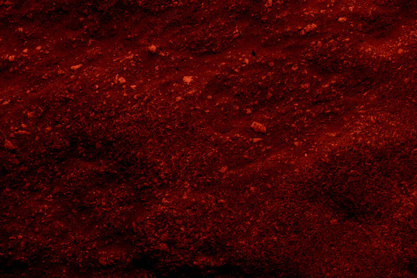 深紅色の抽象的な壁の背景に赤の異なる色合いのテクスチャ - 写真・画像