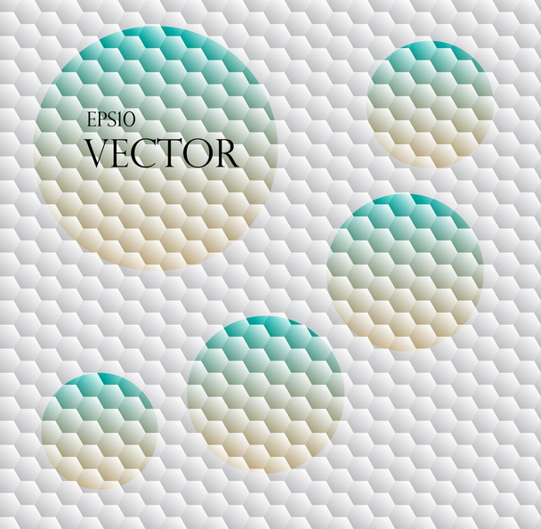 Seamless background with hex grid - Vektor, obrázek