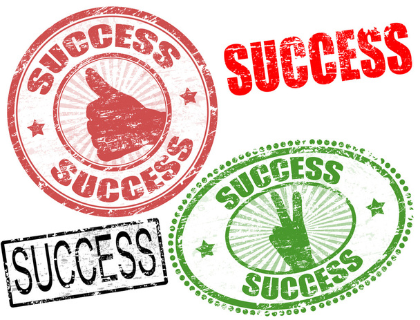 Success stamps - Vector, Image
