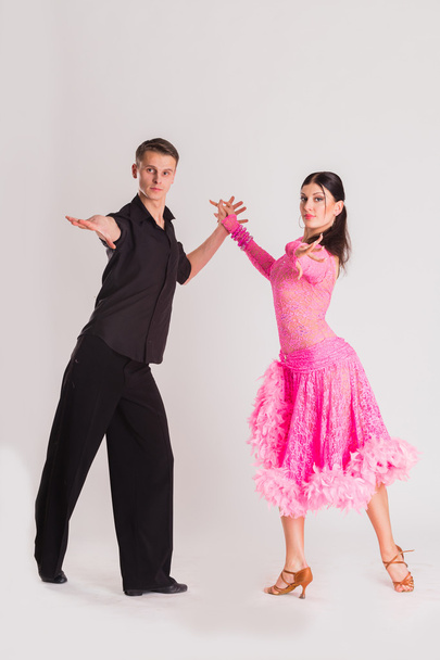 Ballroom dancers in dancing poses - Photo, Image