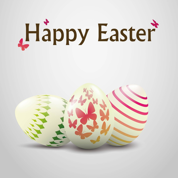 Realistic Easter eggs - Vektor, Bild