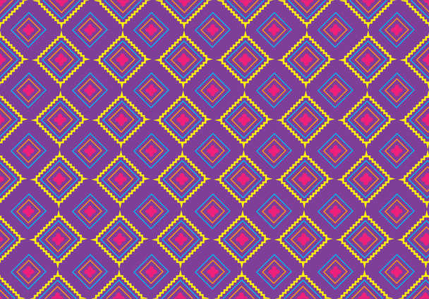 Etnikai monokróm zökkenőmentes minta. Háttér azték geometriai mintákkal. Törzsi témával. A Navajo nép szövete. Absztrakt tapéta modern stílusban. Illusztráció vektor formátumban. Papírból készült textil kivitel. - Fotó, kép