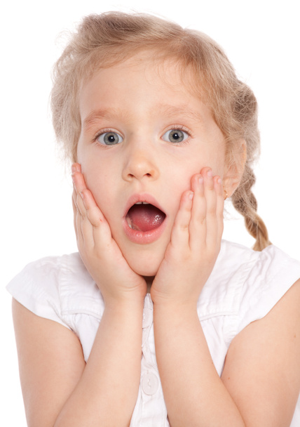 Surprised little girl - Photo, Image