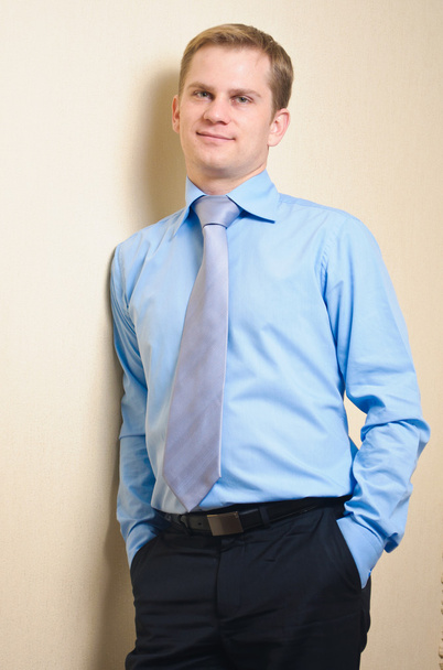 Portrait of a young thoughtful businessman - Fotografie, Obrázek