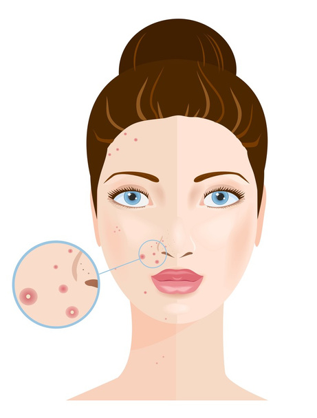 Skin care. Vector - Vector, Image