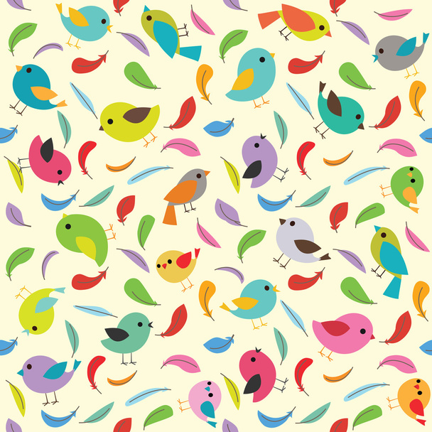 Birds pattern - ベクター画像
