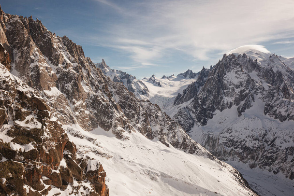 View from Grands Montets, Chamonix, France - Photo, Image