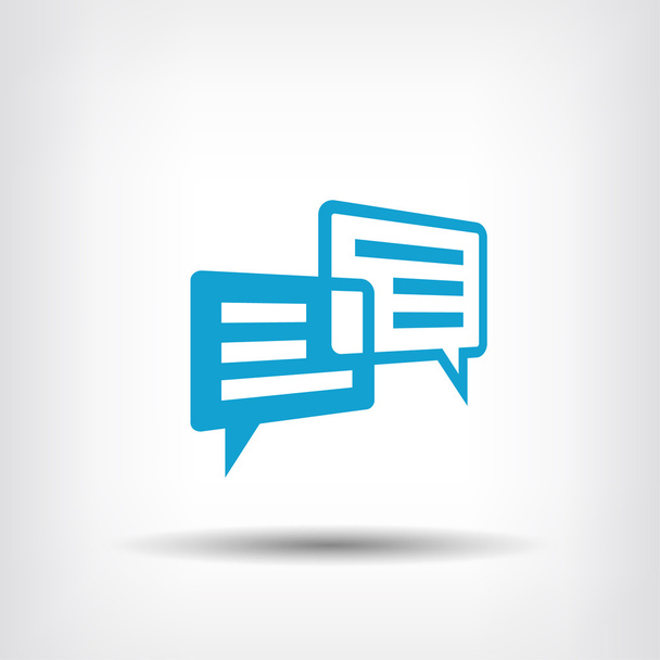 Pictograph of message or chat - Vector, afbeelding