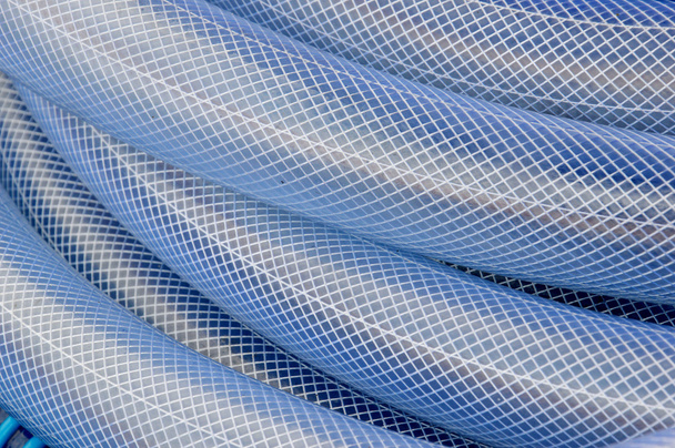 modré plastové hadice pozadí - Fotografie, Obrázek
