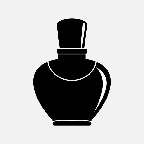 perfume garrafa vetor ícone isolado no fundo branco - Vetor, Imagem