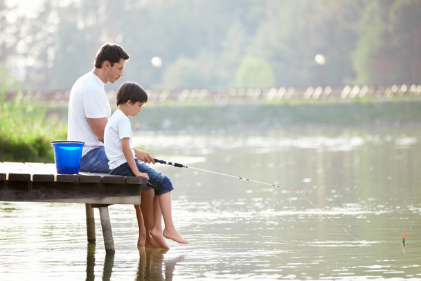 Family fishing - Photo, Image