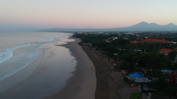 morning atmosphere around Kuta beach. - Footage, Video