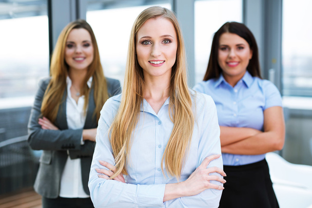 Three female business partners - Фото, изображение