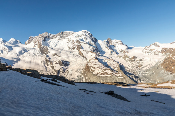 Gyönyörű hegyi, Alpokban, Zermatt, Svájc - Fotó, kép