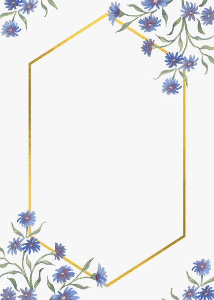 vector illustratie van mooie bloemen ornament voor ansichtkaart - Foto, afbeelding