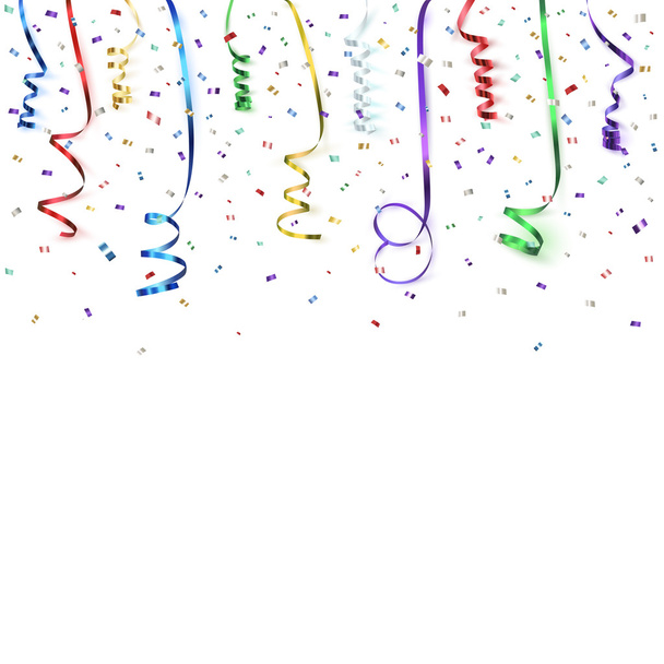 Γιορτή πρότυπο υπόβαθρο με konfetti - Διάνυσμα, εικόνα