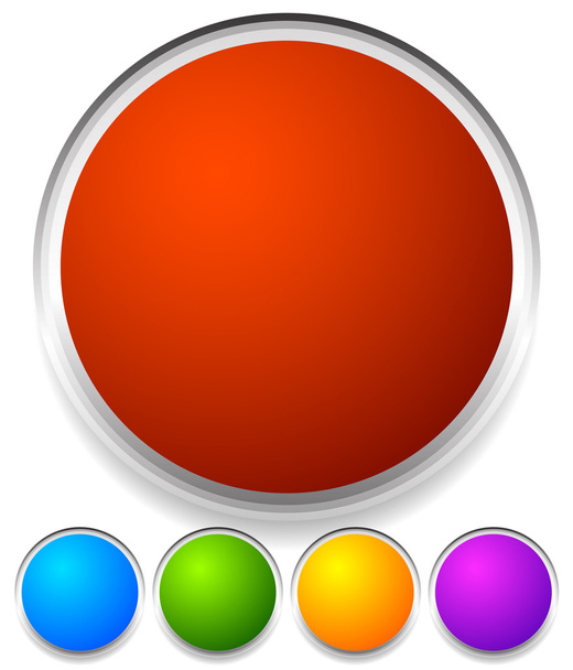Blank Colorful Circles - Wektor, obraz