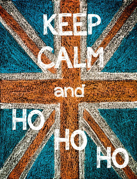 Keep Calm and HO HO HO - Photo, Image