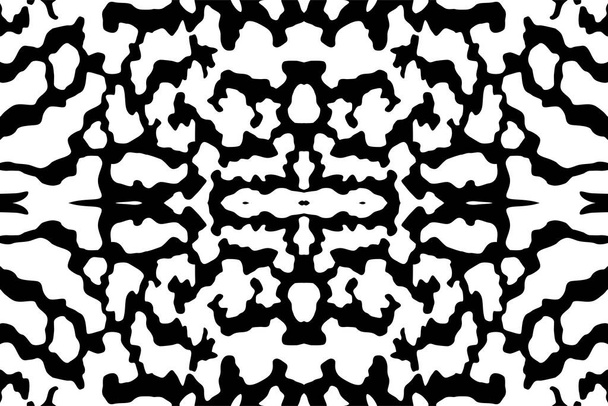 Künstlerische Motive Pattern Inspiriert von Symphysodon oder Discus Fish Skin, zur Dekoration, Verzierung, Hintergrund, Website, Tapete, Mode, Interieur, Cover, Animal Print oder Grafik-Design-Element - Vektor, Bild