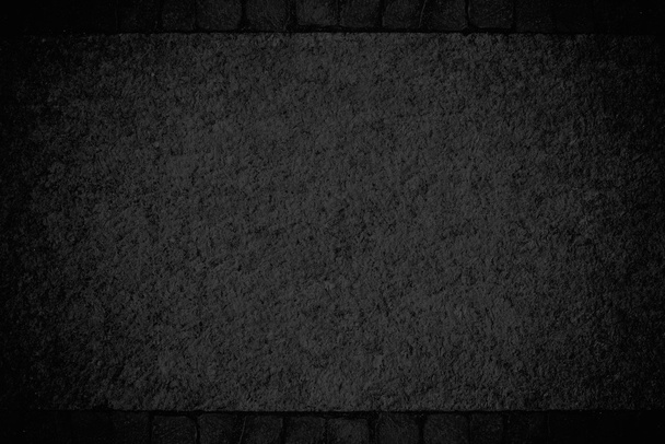 Πλαίσιο κατασκευασμένο τοίχος σκούρο grunge. Αντίγραφο χώρου - Φωτογραφία, εικόνα