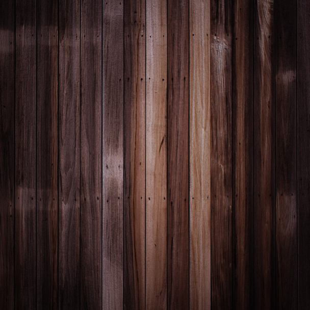 donkere bruine houten hek - Foto, afbeelding