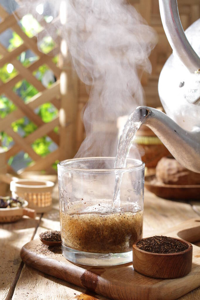 чай с корицей - Фото, изображение
