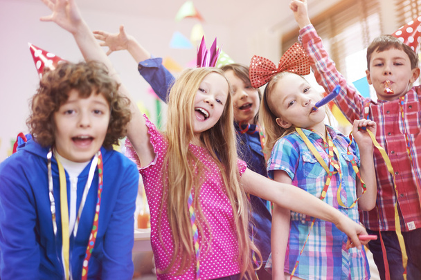 Children at the birthday party - Photo, Image