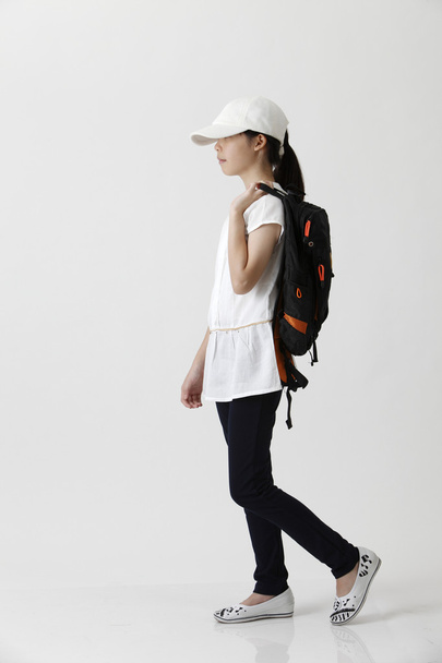 Portrait of teenager with backpack - Фото, зображення