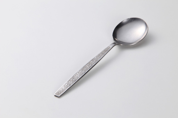 Silver spoon isolated - Zdjęcie, obraz