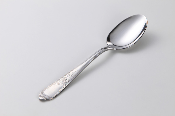 Silver spoon isolated - Фото, зображення
