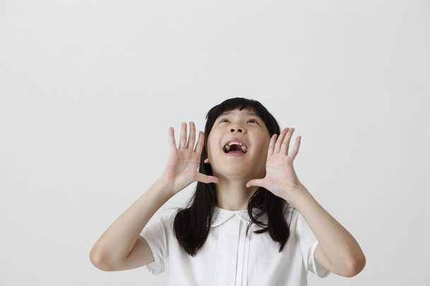 Chinese girl screaming - Fotografie, Obrázek