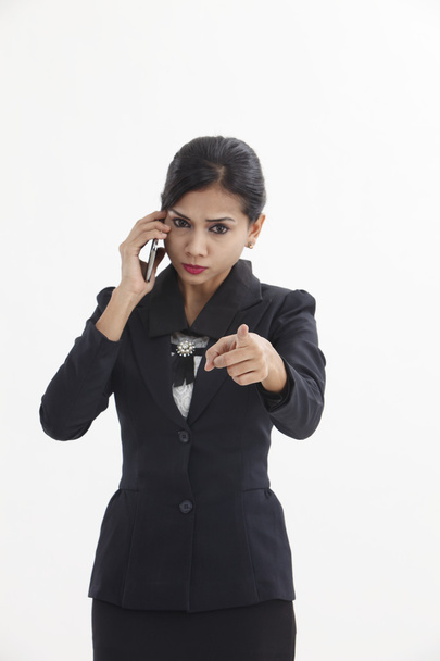 business woman talking on the phone - Фото, зображення