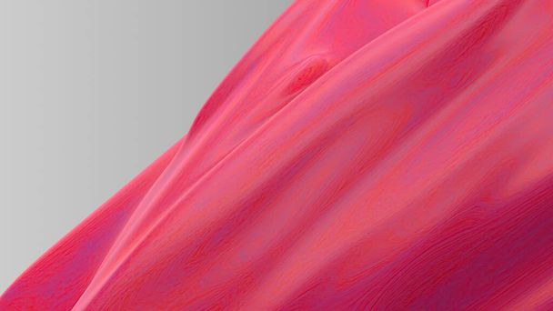 Vaaleanpunainen ja violetti Organic Pop Object Surface Lifelike Liquid Kuminen rakenne Tyylikäs Moderni 3D Renderöinti Abstrakti tausta Laadukas 3d kuva - Valokuva, kuva